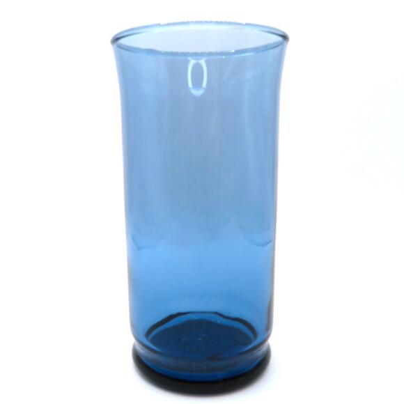 Vintage Set of 10 Libbey Smokey Blue Bolero Beverage Glass Tumblers 12oz MCM - Picture 5 of 10